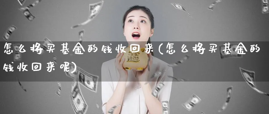 怎么将买基金的钱收回来(怎么将买基金的钱收回来呢)_https://www.yunsqy.com_期货技术_第1张