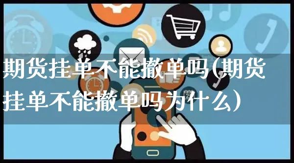 期货挂单不能撤单吗(期货挂单不能撤单吗为什么)_https://www.yunsqy.com_期货理财_第1张