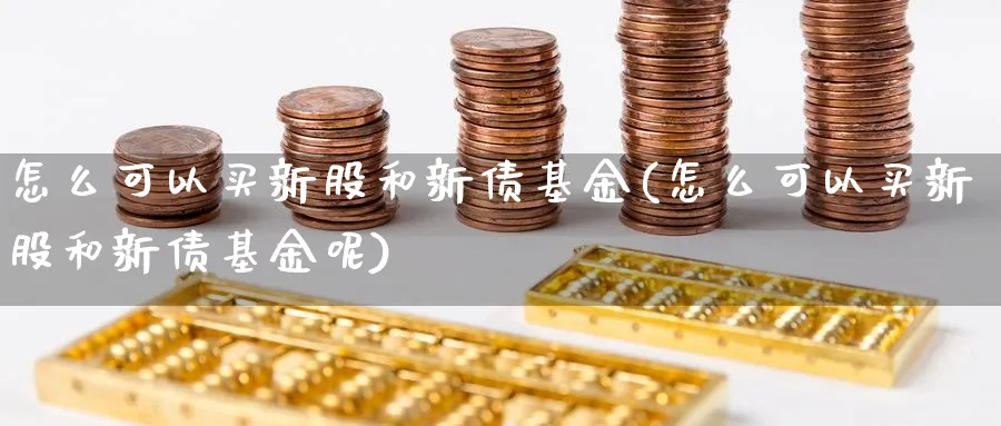 怎么可以买新股和新债基金(怎么可以买新股和新债基金呢)_https://www.yunsqy.com_期货入门_第1张