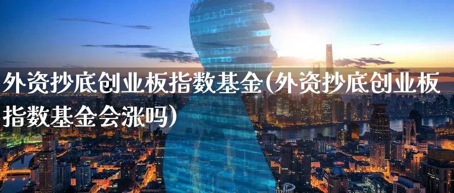 外资抄底创业板指数基金(外资抄底创业板指数基金会涨吗)_https://www.yunsqy.com_期货入门_第1张