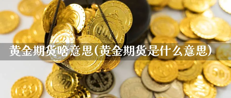 黄金期货啥意思(黄金期货是什么意思)_https://www.yunsqy.com_原油期货_第1张