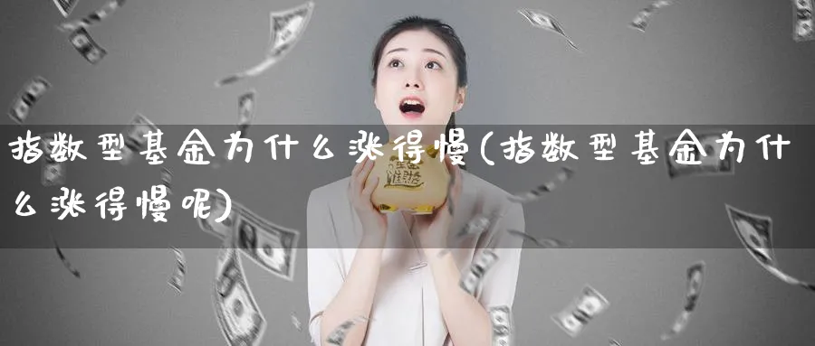 指数型基金为什么涨得慢(指数型基金为什么涨得慢呢)_https://www.yunsqy.com_黄金期货_第1张